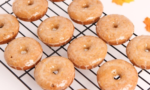 Apple Cider Spiced Doughnuts