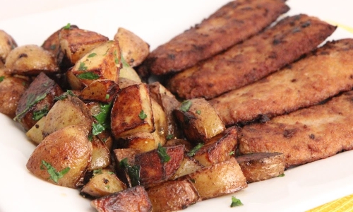 Crispy Sausage and Potatoes