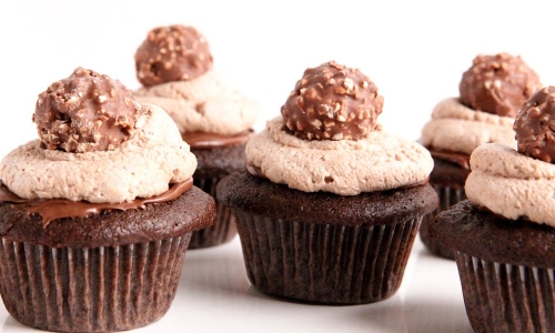 Ferrero Rocher Cupcakes