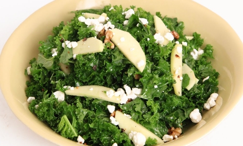 Kale, Apple and Walnut Salad