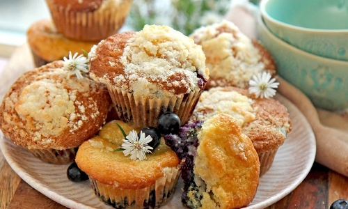 Lemon Blueberry Muffins