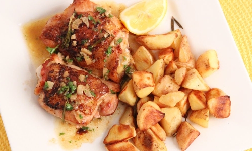 Lemon Butter Roasted Chicken