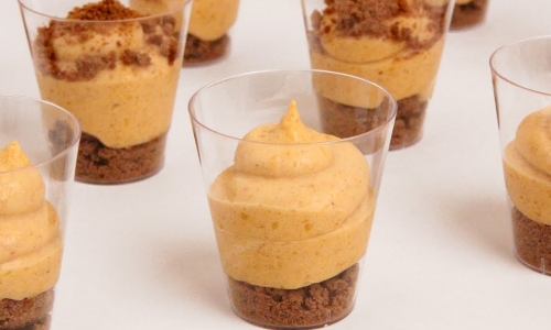 Pumpkin Pie Mousse Shots