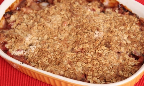 Rhubarb Crisp