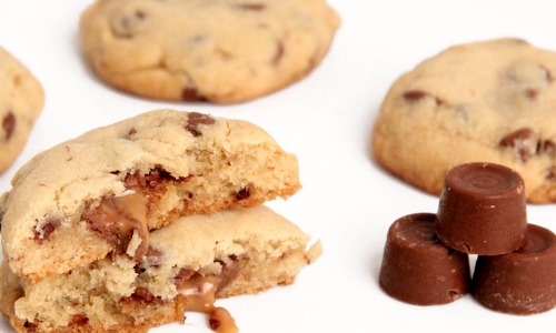 Rolo Stuffed Cookies