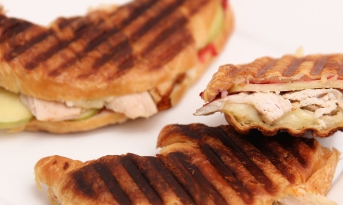 Turkey Cranberry Croissant Panini