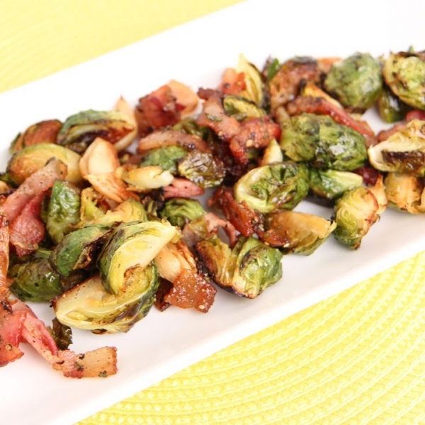 Bacon Roasted Brussels Sprouts