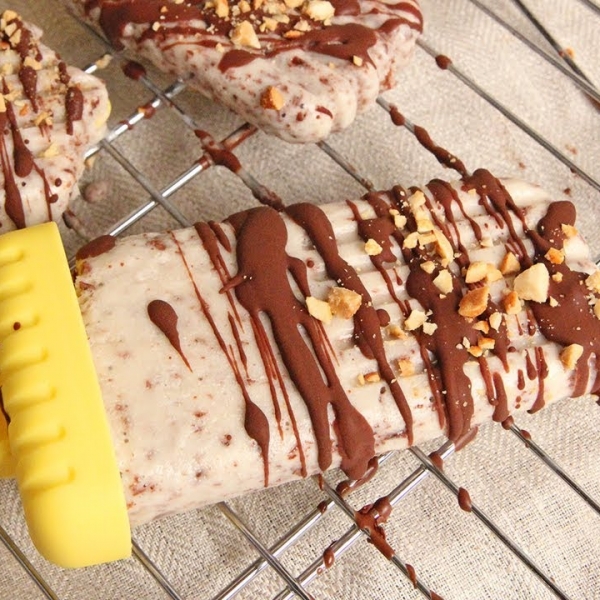 Banana Split Popsicles