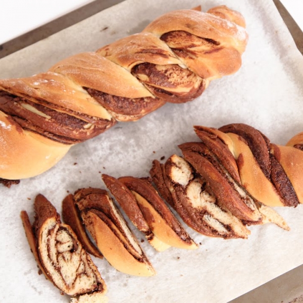 Braided Nutella Bread