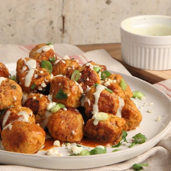 Buffalo Chicken Meatballs