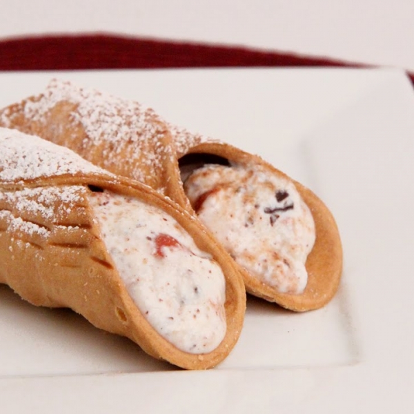 Chocolate Cherry Cannoli