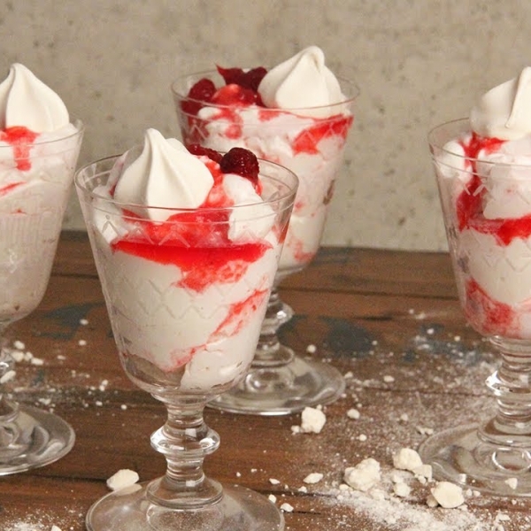 Cranberry Eton Mess