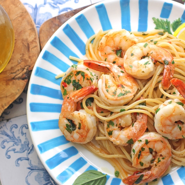 Easy Shrimp scampi 