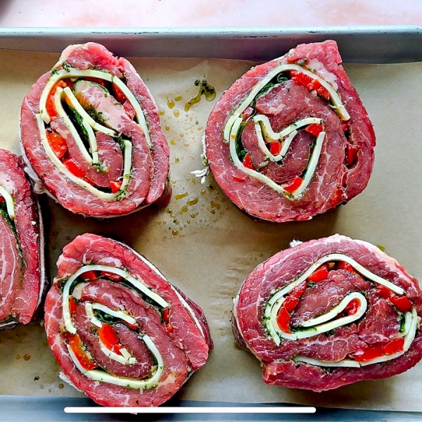 Flank Steak Pinwheels