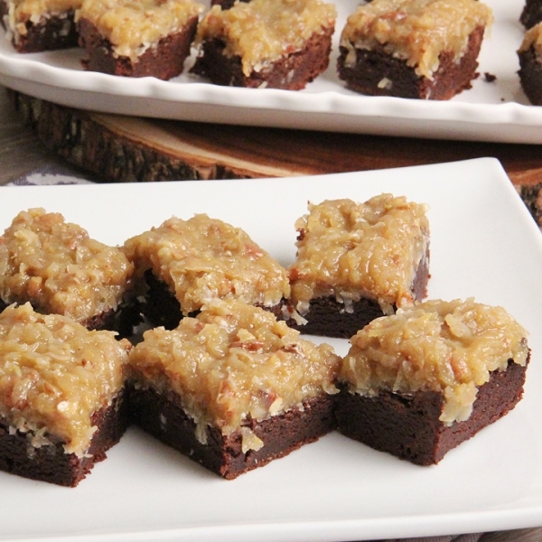 German Chocolate Cake Brownies