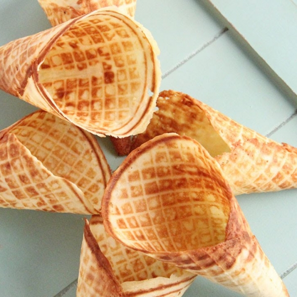 Homemade Waffle Cones