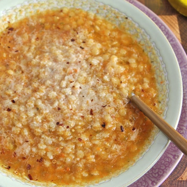 Italian Veggie Broth with Pastina