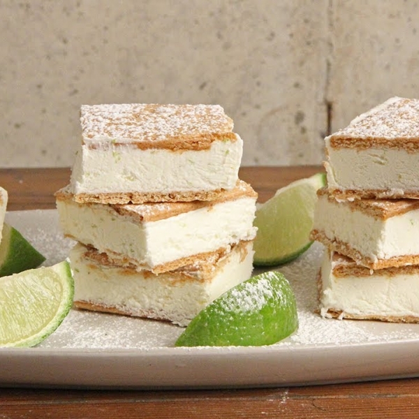 Key Lime Pie Ice Cream Bars