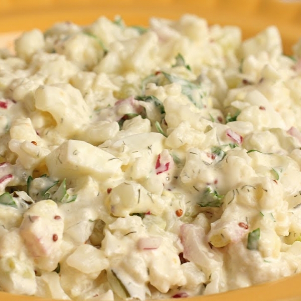 Low Carb Cauliflower Potato Salad