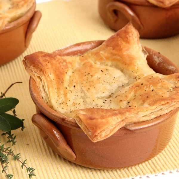 Mini Turkey Meatball Pot Pies