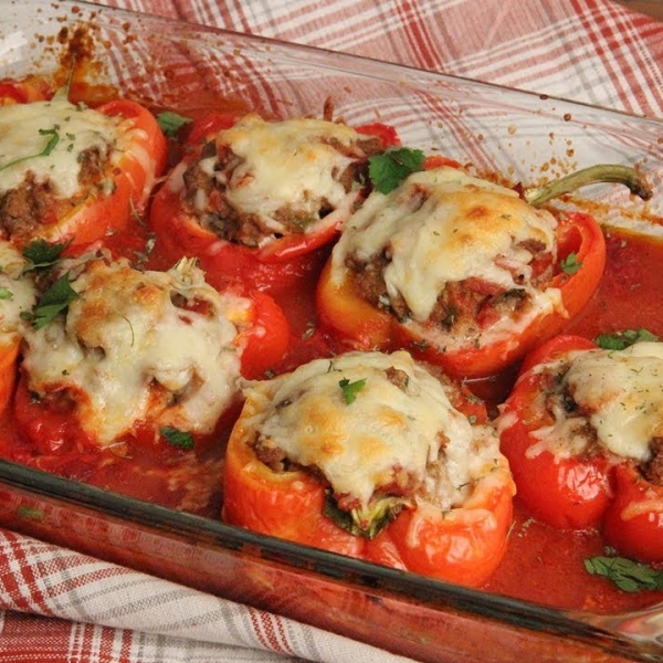 Pizza Stuffed Peppers