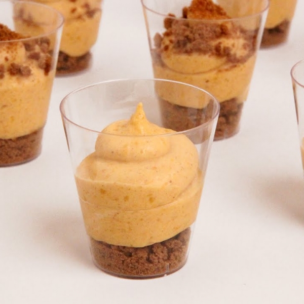 Pumpkin Pie Mousse Shots