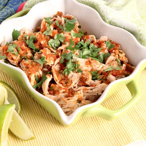 Salsa Poached Chicken